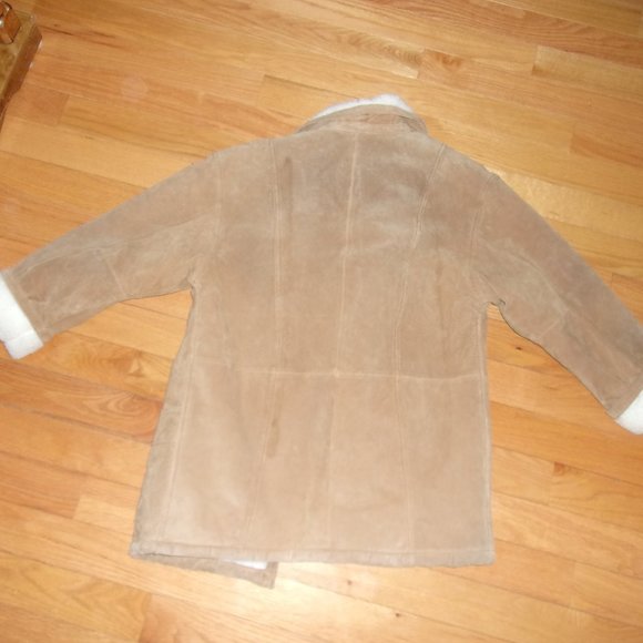 VINTAGE PRESTON AND YORK LEATHER COAT WOMENS - Picture 3 of 3